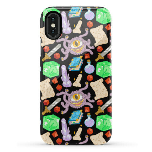Dungeons and Dragons Hidden Peen Pattern Phone Case